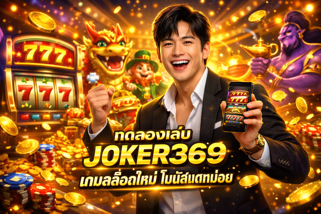 ทดลองเล่น JOKER369 เกมสล็อตใหม่ โบนัสแตกบ่อย